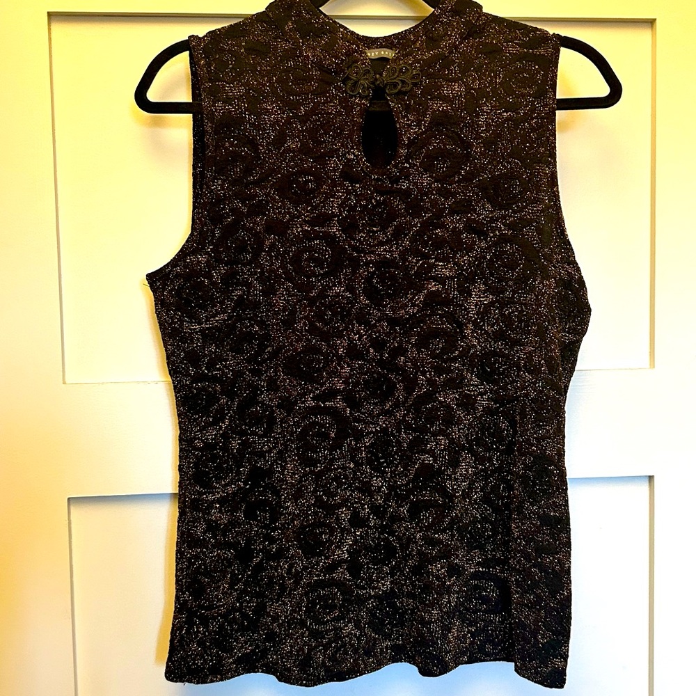 Black and golden top